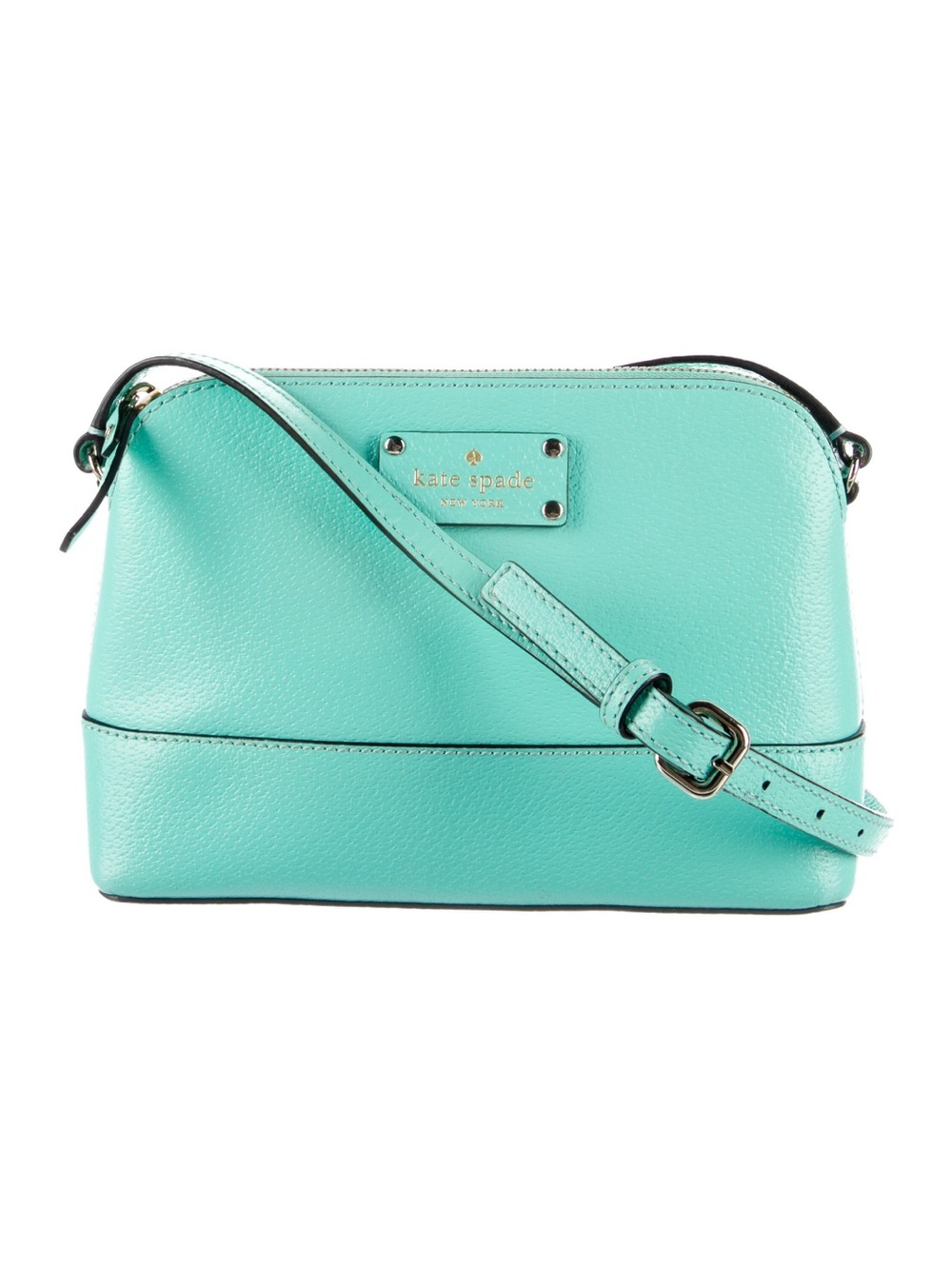 kate spade Turquoise Pebbled Leather Crossbody Bag
